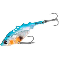 MIKADO Total Fishing Kunstköder Zikade M-VIB 26g - 75mm - Holo Blue Roach - Raubfisch Köder, (1-St), Auffällige Farben