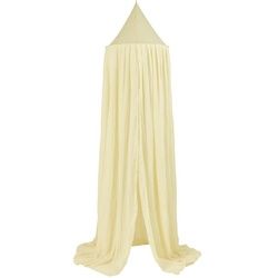 Meyco Baby Betthimmel Uni Soft Yellow (1-tlg), 55x240cm gelb 55 cm x 240 cm