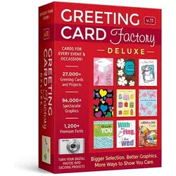 Greeting Card Factory Deluxe 11, English