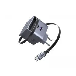 UGREEN 45W GaN Schnellladegerät mit aufrollbarem Kabel