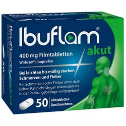 Ibuflam akut: 400 mg Ibuprofen Schmerztabletten
