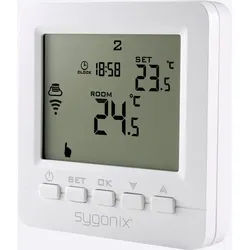 Sygonix Raumthermostat Sygonix SY-4500820 Funk-Raumthermostat Unterputz Wochenprogramm 1 St weiß