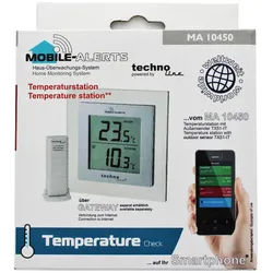 Temperaturstation mit Innen- und Außenfühler, das Haus-Überwachungs-System für Ihre Temperaturen