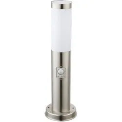 Stehlampe dimmbar mit Fernbedienung Gartenleuchte LED Wegeleuchte Außenleuchte mit Bewegungsmelder, RGB Farbwechsel, 8,5W 806lm warmweiß, DxH 12,7x45 cm