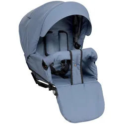 Naturkind Sportwagenaufsatz , Blau , 39x60x80 cm , EN 1888 , 5-Punkt-Gurt, Gurtschoner, Schutzbügel abnehmbar, Verdeck abnehmbar, Sichtfenster, Sitz umsetzbar, Sportsitz mit verlängertem Verdeck , Baby on Tour, Kinderwagen, Kombikinderwagen