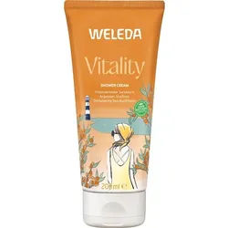 Weleda Koerperpflege DuschpflegeMit Feuchtigkeit versorgte, glattere HautVitality Shower Cream Sanddorn 200 ml