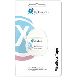 Miradent Zahnseide Mirafloss Tape teflonbeschicht. 20 m