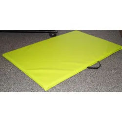 Hundebettenmanufaktur Hundematte Hundematratze beidseitig Kunstleder Schaumstoff Höhe 3 cm grün 70 cm x 100 cm
