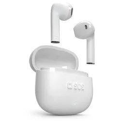 Sbs One Color Semi-In-Ear TWS Bluetooth Headset weiß