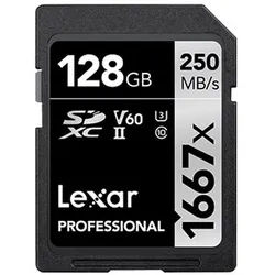 Lexar SDXC Professional Type Silver - 1667x 250MB/s V60 II 128 GB