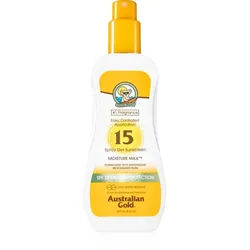 Australian Gold Spray Gel Sunscreen Schützender Spray gegen Sonnenschein SPF 15 237 ml