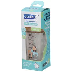 dodie® Weithals-Babyflasche aus Glas Sensation+