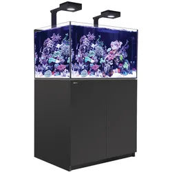 Red Sea REEFER 300 XL Deluxe (G2 - Modelljahr 2022) 2 x LED 90 Meerwasseraquarium mit Unterschrank schwarz