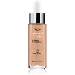 L’Oréal Paris True Match Nude Plumping Tinted Serum Serum zum vereinheitlichen der Hauttöne Farbton 3-4 Light Medium 30 ml
