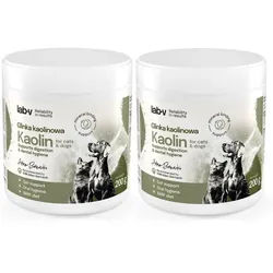 Lab-v Kaolin – Unterstützung für Darm und Mundhygiene bei Hunden und Katzen 2x200g