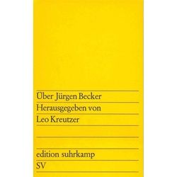 Über Jürgen Becker - Jürgen Becker, Taschenbuch