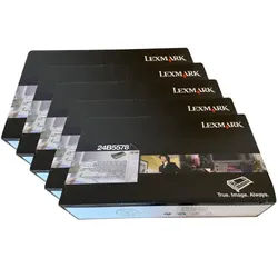 Lexmark CS748de Toner Black 5 Pack