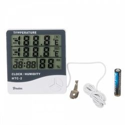 Wetterstation Digital Thermometer Hygrometer WHITE LINE Bradas 8649