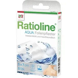 RATIOLINE aqua Duschpflaster 5x7 cm 5 St Pflaster