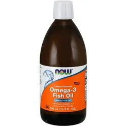Now Foods Omega-3 Fischöl flüssig 16,9 fl oz (500 ml) mit Zitronengeschmack ml