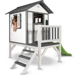 Spielhaus Lodge XL in Weiß/Grau