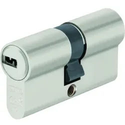 ABUS Profil-Doppelzylinder EC550, BL35/40, N+G, 3 Wendeschl, versch.schließ. Messing