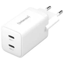 INTENSO USB-Ladegerät W40CC, 2 x USB-C, GAN, 40 Watt