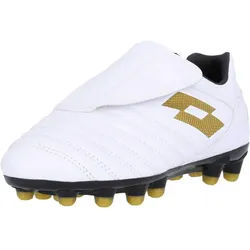 Lotto MILANO 700 AGM JR S Fußballschuh im ausgeklügelten Design ideal für Kunstrasen goldfarben|weiß 24