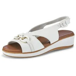 Sandale Peter Hahn weiss