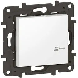 Legrand 863606 Niloe Step with Netatmo Wandsender Licht 1-Fach Ultraweiß
