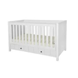 Raumhirsch Furniture Babybett Allpin – Mitwachsendes Kinderbett für sicheren und komfortablen Schlaf weiß
