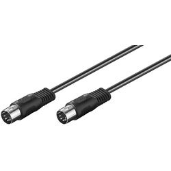 Goobay Audio-Verbindungskabel DIN, geschirmt - DIN-Stecker 180° (5-Pin) > DIN-Stecker 180° (5-Pin)