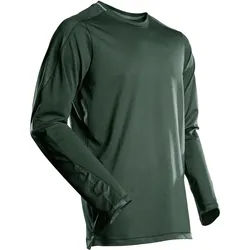 Funktions Langarmshirt "22481-618" Customized - 4XL - waldgrün