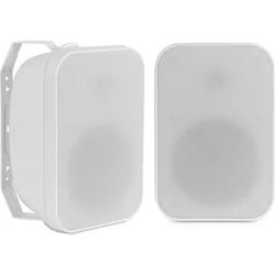 McGrey OLS-651WH Outdoor-Lautsprecher 60 Watt Weiß 2x Set