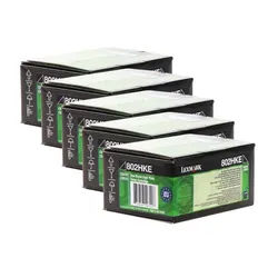Lexmark 802HKE Corp Toner Black 4K 5 Pack