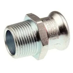 Buderus Logafix Übergangsstück innen/außen 76,1mm x R 2 1/2" mit M-Kontur, C-Stahl 7738328049