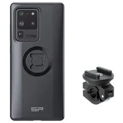 SP Connect Komplettpaket Motorrad Bundle am Rückspiegel montiert - Samsung S20 Ultra