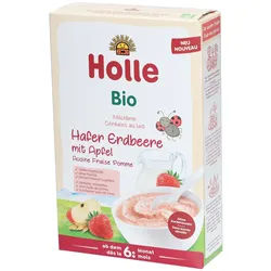 Holle Bio Milchbrei Hafer Erdbeere mit Apfel ab dem 6. Monat