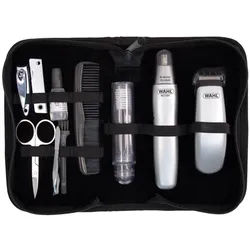 Wahl Travel Set Reiseset batteriebetriebener Trimmer und Ohren-/ Nasentrimmer
