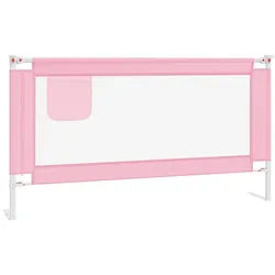 furnicato Bettschutzgitter Bettgitter 160 x 25 cm in Rosa mit verstellbarer Höhe 70-95 cm (1 St) rosa 25 cm x 95 cm x 160 cm