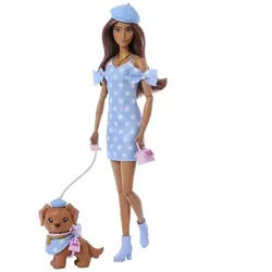 Barbie: Haustier-Mode-Duo – blau