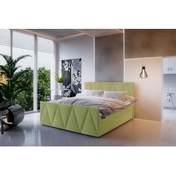 99rooms Boxspringbett Giselle (Schlafzimmerbett, Bett), 140/160/180/200 x 200 cm, mit Matratze und Topper, Bettkasten