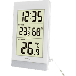 WS 7039 - Temperaturstation mit Kabelsonde, klassisch und zu gleich modern