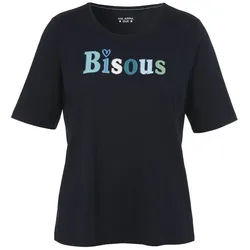 VIA APPIA DUE Kurzarmshirt (1-tlg) Große Größen blau 52