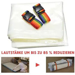 scarnatti Vakuumierbeutel Vakuumbeutel Aufbewahrungstasche 130x245 cm – für Kleidung, Bettdecken, Zubehör für Gartenpolster, Kissen, Winterjacken & mehr Geeignet für Umzug & Lagerung – 85% platzsparend, reißfest, PE+PA, Extra groß & wiederverwendbar, - vacuum cube xxl für Haushalt & Reisen