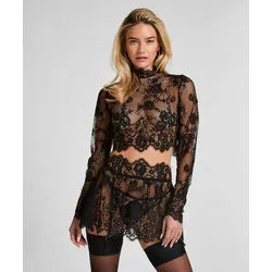Hunkemöller Pyjama Rok Lace schwarz M