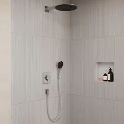 hansgrohe Raindance Alive S 300 1 jet Duschsystem, Kopfbrause rund, Badarmaturen, chrom