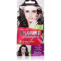 Delia Cosmetics Cameleo Coloring Shampoo Tönungsshampoo für das Haar Farbton 3.1 Black Brown 40 ml
