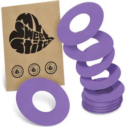 MySweetStitch | Freestyle Libre 1 & 2 Ringpatch - Round Pflaster 10 St lila