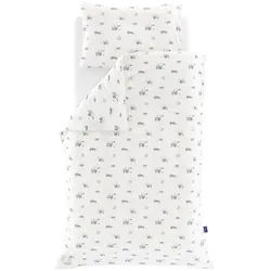 Träumeland Kinderbettwäsche , Blau , Textil , 100x135 cm , pflegeleicht, atmungsaktiv, hautfreundlich, bügelleicht, schadstoffgeprüft, samtiger Griff, weiche und anschmiegsame Oberfläche , Schlafen, Babytextil-Kollektionen